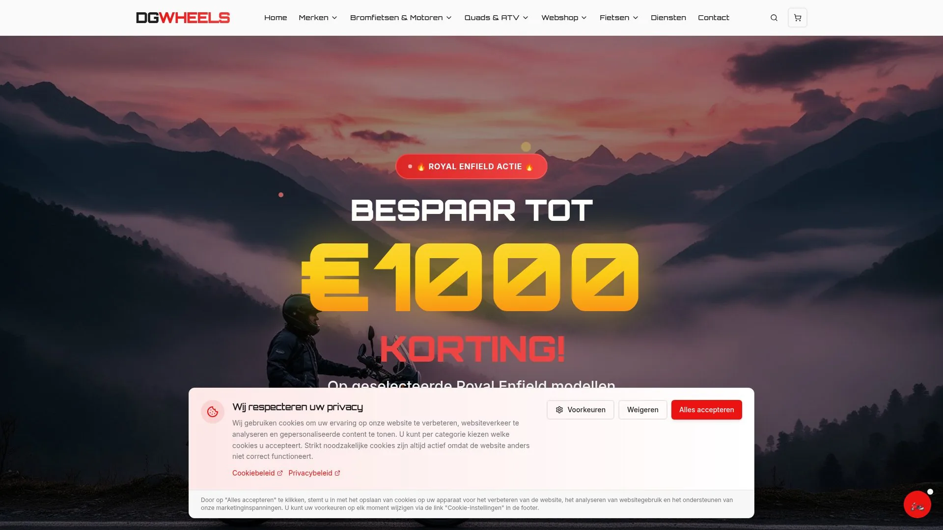 DG Wheels — E-commerce